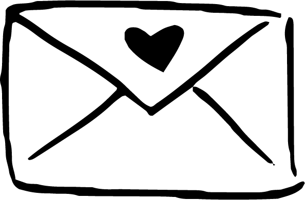Hand drawn letter
